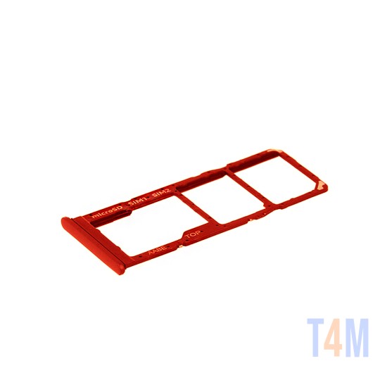 SUPORTE DE CARTÃO SIM SAMSUNG GALAXY A02/A022 VERMELHO